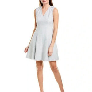 Rebecca Taylor gray tweed slub suit dress